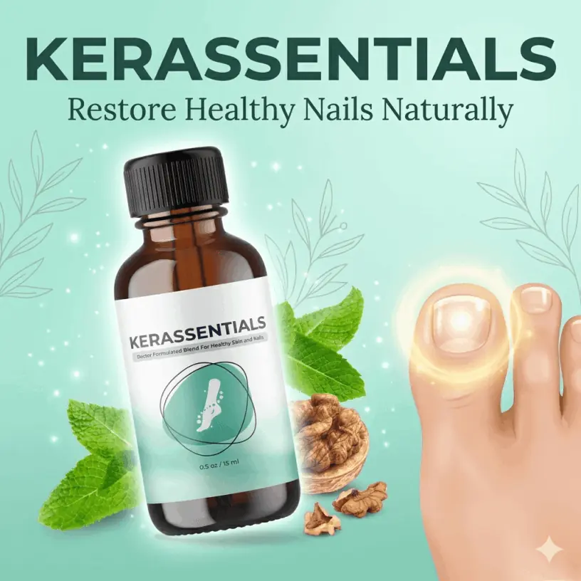 1 bottle image of Kerassentials supplement 